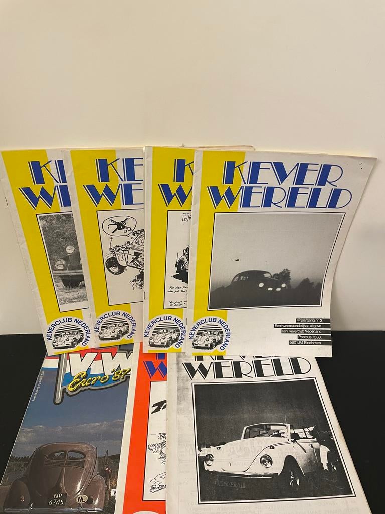 DOOS 4 - Keverwereld tijdschriften Kever Club Nederland 80e, Ophalen of Verzenden, Gelezen, Volkswagen