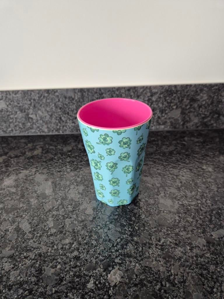 RICE - Grote beker Good Luck, Huis en Inrichting, Keuken | Servies, Ophalen of Verzenden, Zo goed als nieuw, Overige stijlen, Kop(pen) en/of Schotel(s)