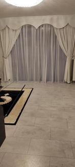Gebroken witte gordijnen, Huis en Inrichting, Ophalen of Verzenden, Zo goed als nieuw, Crème, 200 cm of meer