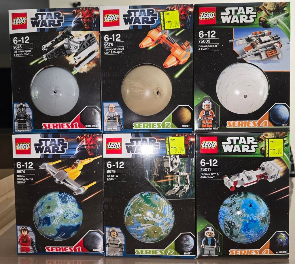 LEGO Star Wars Planets Series 1, 2 en 4 (6 sets), Ophalen of Verzenden, Nieuw, Jongen of Meisje