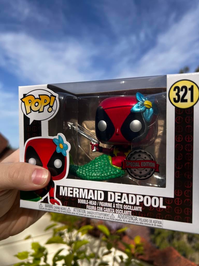 Funko Pop! Marvel: Mermaid Deadpool #321 Special Edition, Ophalen of Verzenden, Nieuw