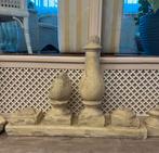 Betonnen pilaren decoratie voor tuin of serre, Tuin en Terras, Tuinbeelden, Ophalen of Verzenden, Gebruikt, Beton, Overige typen