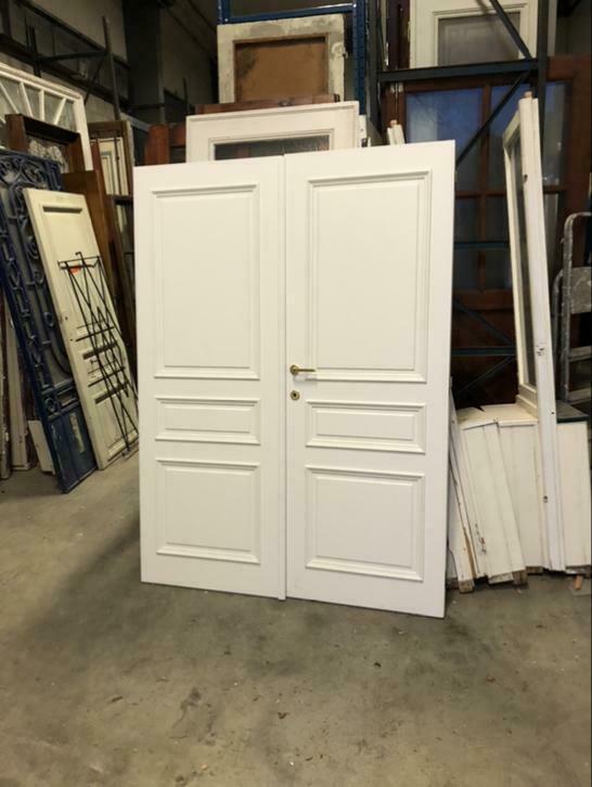 4 sets zeer zware openslaande deuren/ ensuitedeuren, Doe-het-zelf en Verbouw, Deuren en Horren, Nieuw, Binnendeur, 200 tot 215 cm