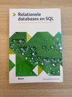 Relationele databases en SQL, Boeken, Ophalen of Verzenden, Beta, Zo goed als nieuw, HBO
