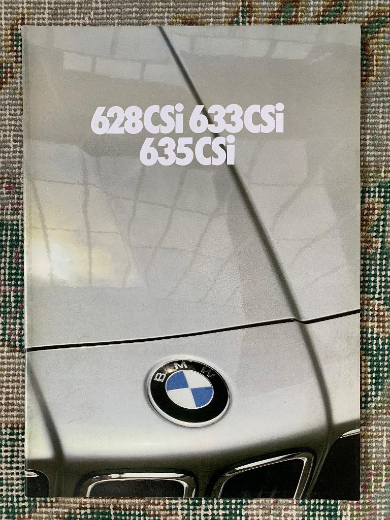 Nederlandse folder brochure BMW 6-serie E24 1981 nieuw!, Nieuw, Ophalen of Verzenden, BMW, BMW