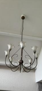 Kroonluchter Brons, Huis en Inrichting, Lampen | Kroonluchters, Ophalen, Zo goed als nieuw