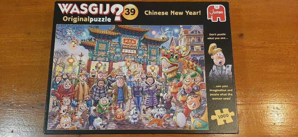 Wasgij Original Puzzle 39. Chinees Nieuwjaar. 1000 stukjes, Ophalen, 500 t/m 1500 stukjes, Gebruikt