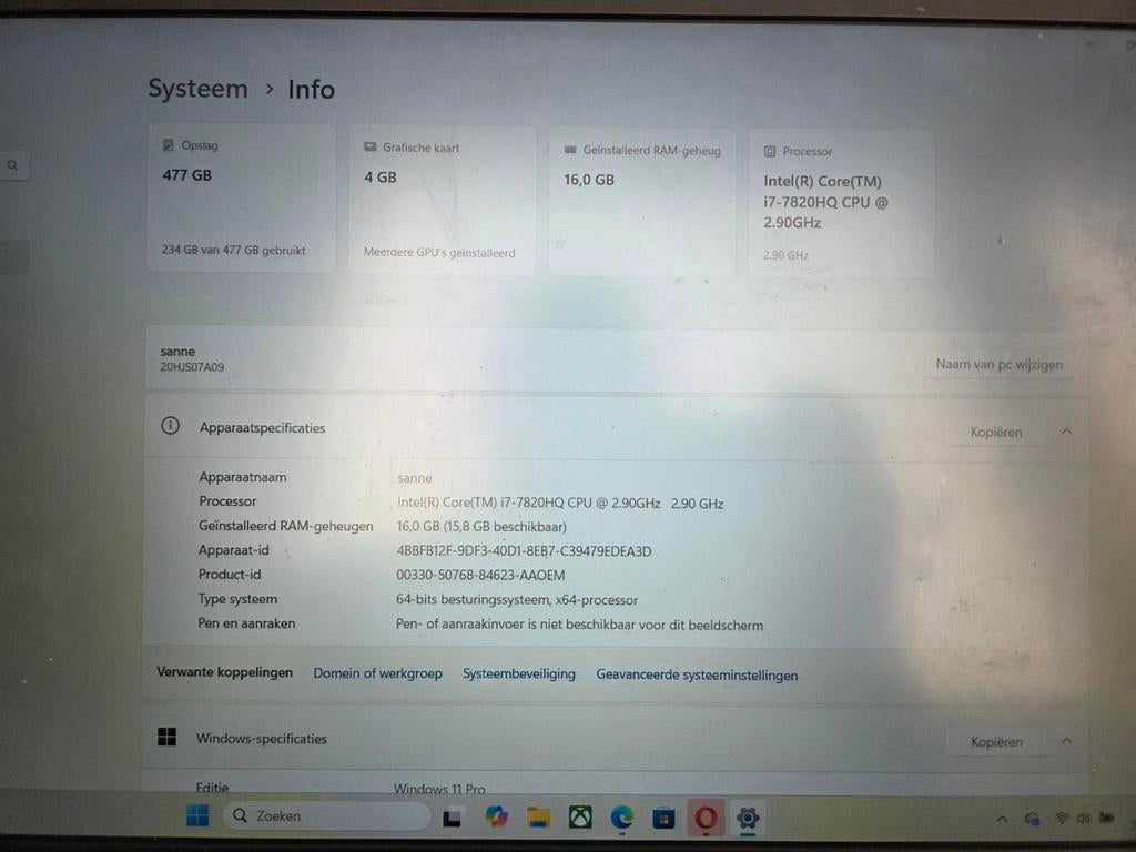 Lenovo ThinkPad P51 - 16GB RAM, Windows 11, Goede Batterij, Ophalen of Verzenden, Gebruikt, 16 inch