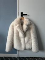 Witte imitatiebont jas Zara maat S, Ophalen of Verzenden, Zo goed als nieuw, Maat 36 (S), Wit