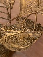 Antiek Filigraan Scheepsmodel - Decoratief Kunstwerk, Ophalen of Verzenden