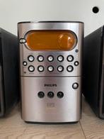 Retro style philips stereo radio cd en bandje, Ophalen of Verzenden, Zo goed als nieuw, Philips