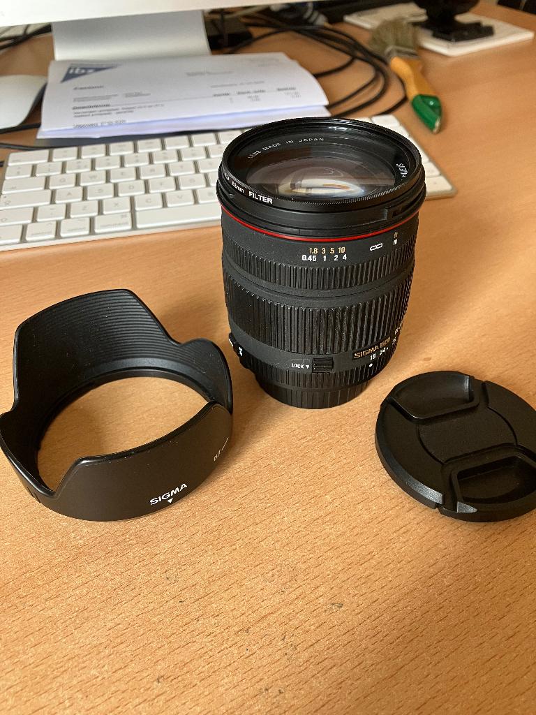 Sigma 18-200 mm objectief, Verzenden, Zo goed als nieuw, Telelens, Zoom