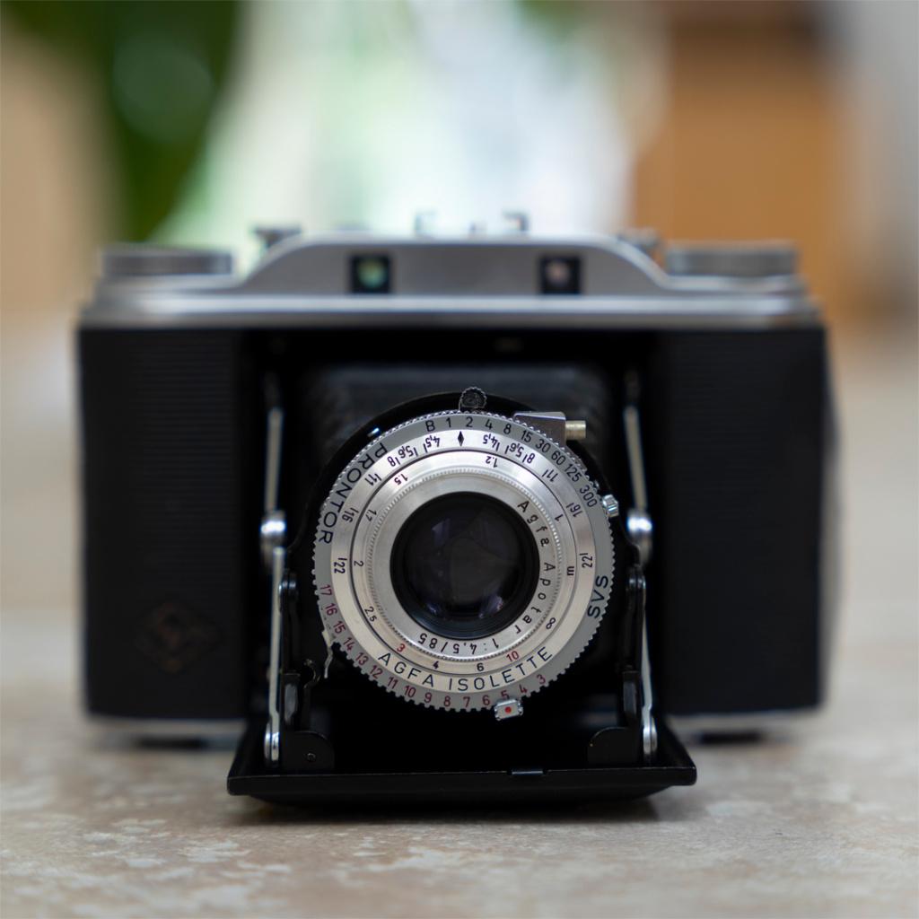 Agfa Isolette III, Ophalen of Verzenden, Gebruikt, Compact, Overige Merken