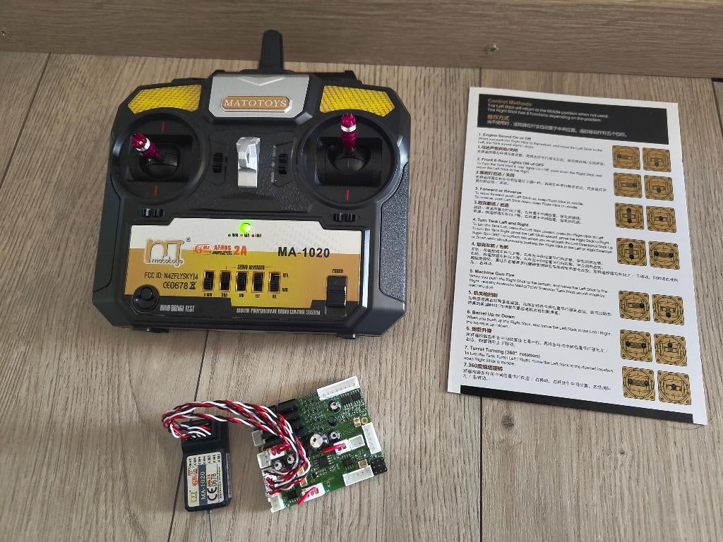 Mato RC zender ontvanger en Tankboard, Overige merken, Nieuw, Ophalen of Verzenden, Groter dan 1:32