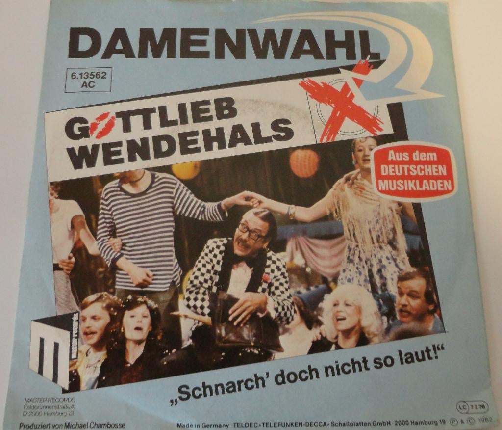 Gottlieb Wendehals > Damenwahl, Gebruikt, 7 inch, Single, Ophalen of Verzenden