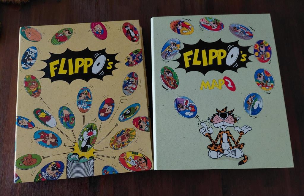 Complete verzameling Smiths Flippo's mappen 1&2, Ophalen of Verzenden, Verzameling, Met verzamelmap(pen)