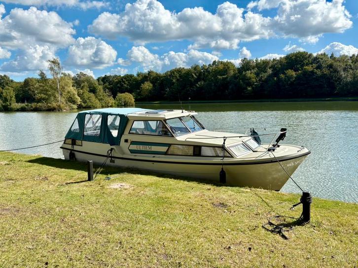 Tresfjord 29AK, poly, diesel, boegschroef, nieuwe bootkap!, Watersport en Boten, Motorboten en Motorjachten, Gebruikt, Polyester