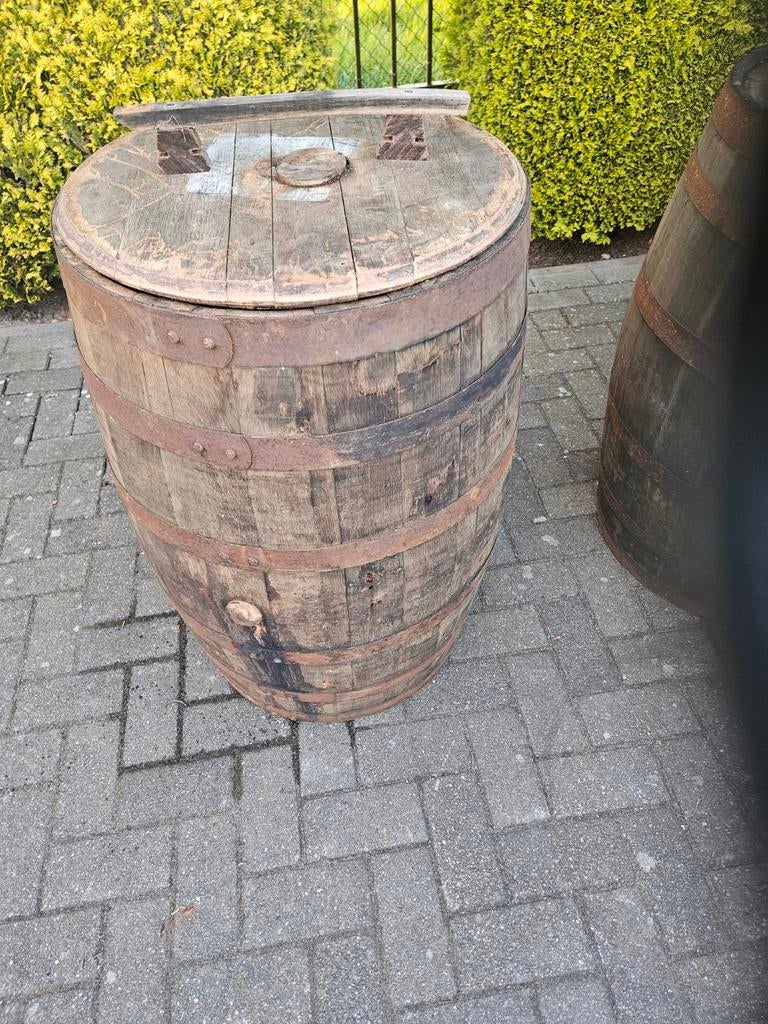 Eikenhouten vaten whiskey of wijnvaten regentonnen bloembakk, 150 liter of meer, Ophalen of Verzenden, Nieuw, Hout