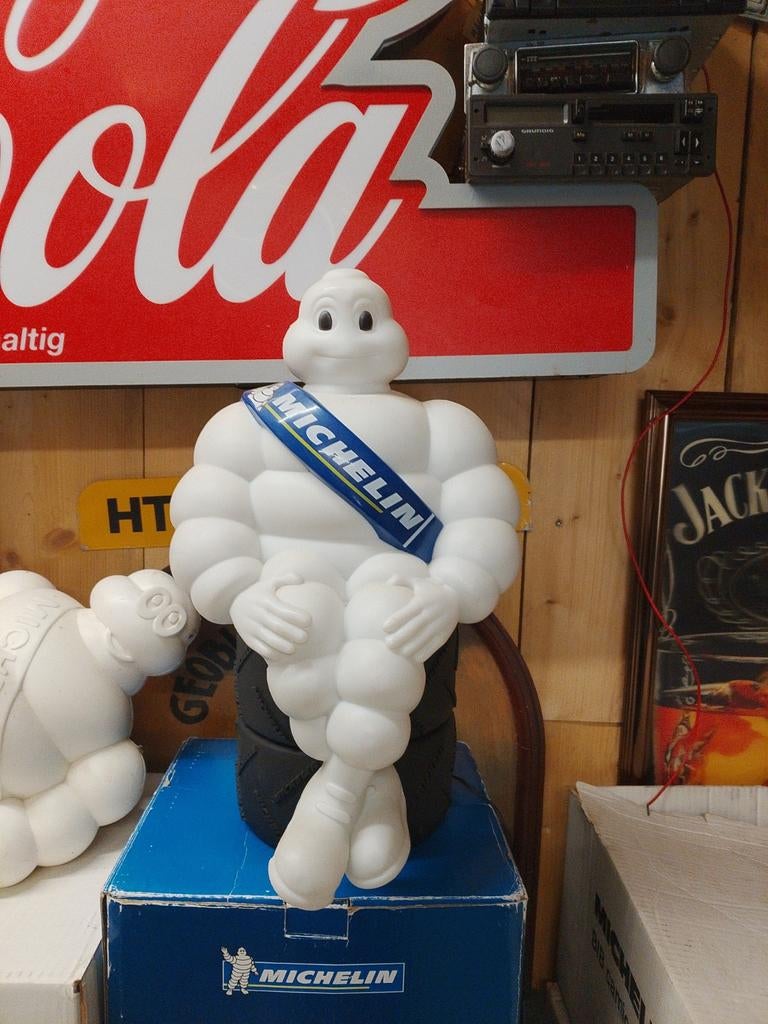 Michelin lamp ..., Verzamelen, Merken en Reclamevoorwerpen, Ophalen of Verzenden, Lichtbak of (neon) lamp