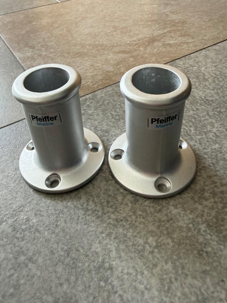 Vlaggenstokhouder 25mm schuin, Watersport en Boten, Ophalen, Nieuw, Overige typen