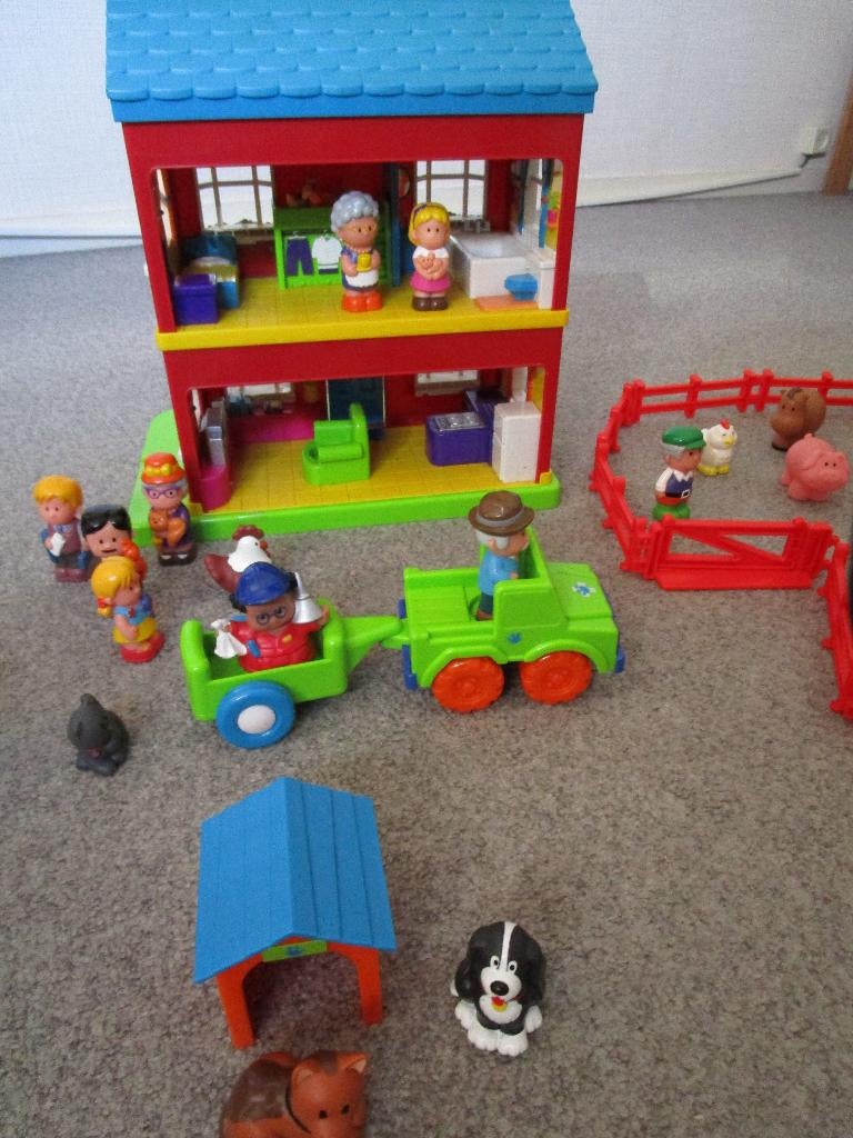 Bijna Gratis >>Uitgebreide Happy Land Speel SET MET...., Ophalen, Kunststof