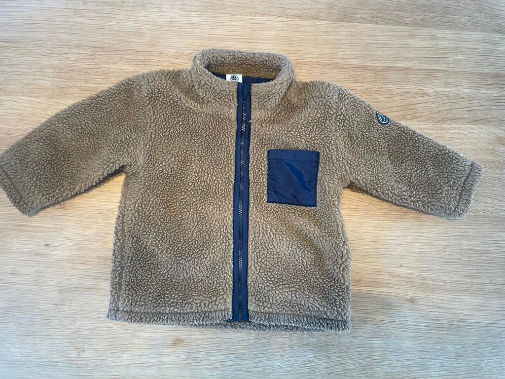 Petit bateau sherpa jasje, Kinderen en Baby's, Babykleding | Maat 86, Ophalen of Verzenden, Zo goed als nieuw, Jongetje of Meisje