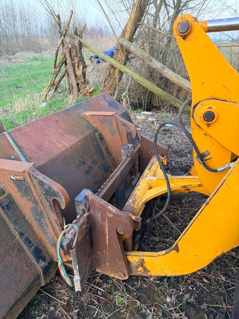 Jcb 407 zx 5 ton shovel wielader met kenteken, Ophalen of Verzenden, Wiellader of Shovel