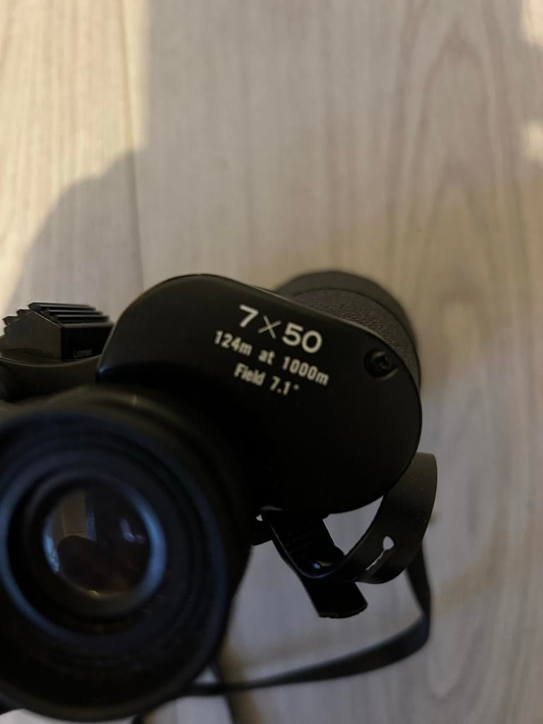 Splend compact verrekijker 7x50, Ophalen, Gebruikt, Minder dan 8x, Porro (met knik)