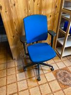 nette blauwe bureaustoel, Ophalen, Gebruikt, Zwart