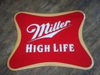 Miller beer USA reclamebord xxl, Ophalen of Verzenden, Reclamebord, Plaat of Schild, Overige merken