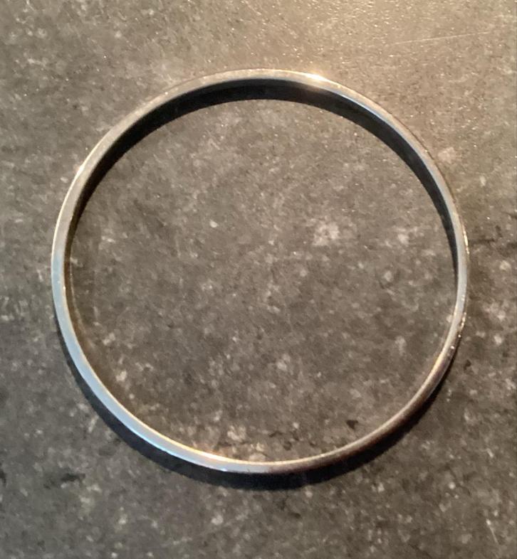 Elegante Verzilverde Armband, Sieraden, Tassen en Uiterlijk, Armbanden, Zo goed als nieuw, Overige materialen, Zilver, Ophalen of Verzenden