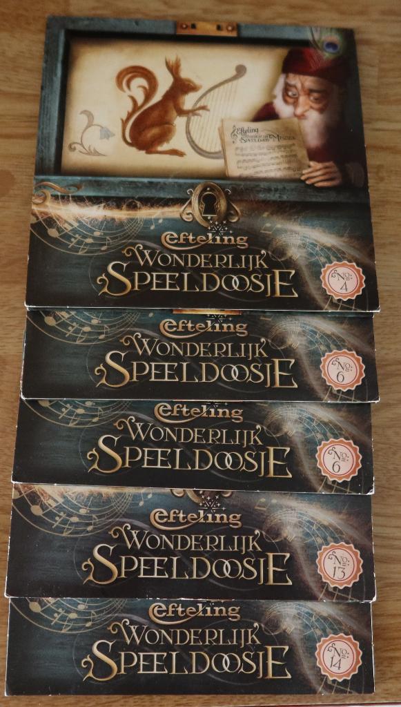 5 x Efteling Wonderlijke Speeldoosjes, Ophalen of Verzenden, Nieuw, Overige typen