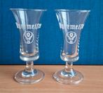 2x Borrelglas, Glas, Glaasje van Jagermeister, Ophalen of Verzenden, Zo goed als nieuw, Gebruiksvoorwerp