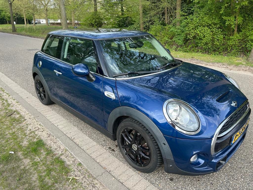 Mini Cooper S 2.0 192pk 2015 Blauw 88000 km, Auto's, Voorwielaandrijving, 1998 cc, 49 €/maand, Handgeschakeld