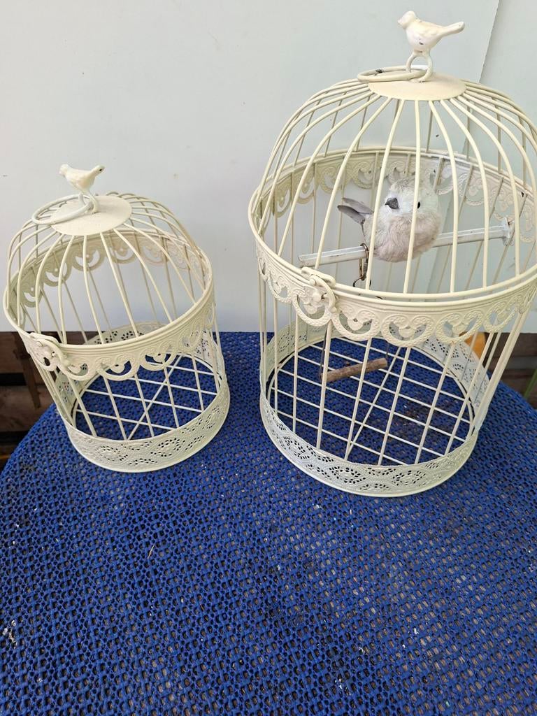 2 vogelkooitjes, Antiek en Kunst, Ophalen of Verzenden