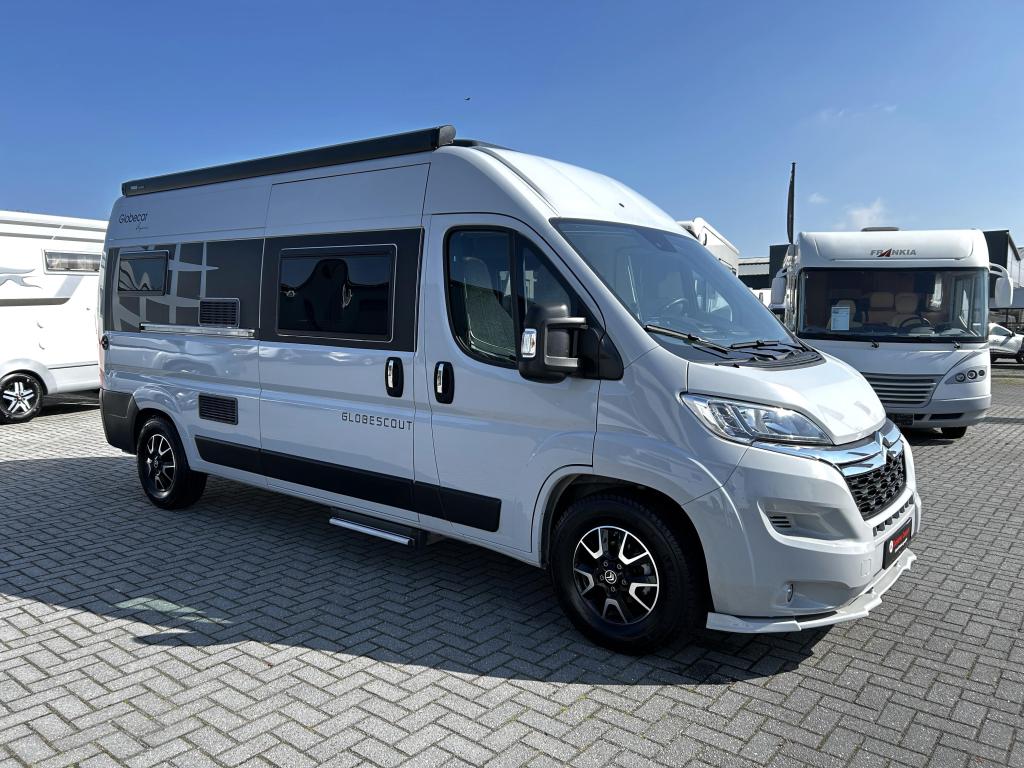 Globecar Globescout Dwarsbed/2023/BTW/Euro-6/Airco/6.M/165PK, Caravans en Kamperen, Overige merken, Buscamper of Camperbus, Bedrijf