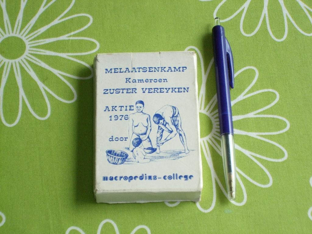 Melaatsenkamp Kameroen Zuster Vereyken aktie 1976 kwartet, Ophalen of Verzenden, Gebruikt, Kwartet(ten)