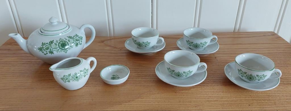 Douwe Egberts kinder Theeserviesje., Ophalen of Verzenden, Gebruikt