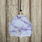 Vintage Hanglamp ArtDeco Lila, Antiek en Kunst, Ophalen of Verzenden