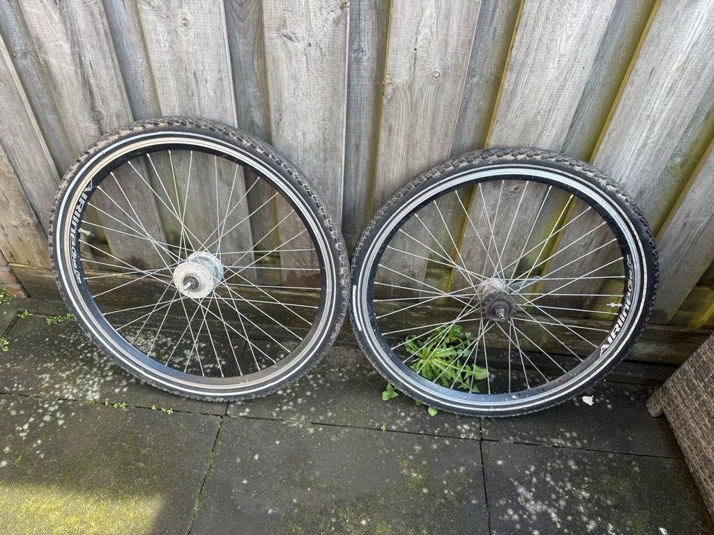 26 inch voor en achterwiel met terugtraprem 3V, Ophalen, Gebruikt, Wiel