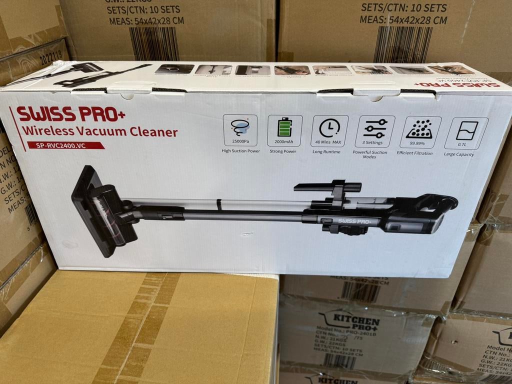 Partijhandel 10 x steelstofzuiger zakloos xl partij handel, Witgoed en Apparatuur, Stofzuigers, Ophalen of Verzenden, Nieuw