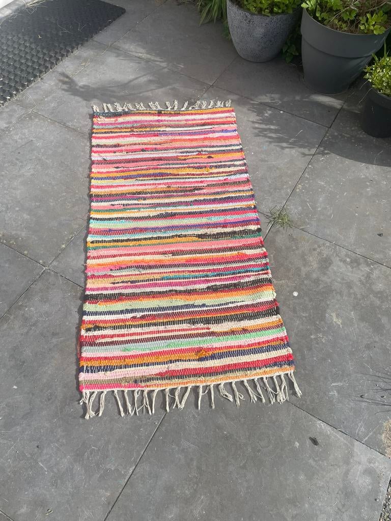 Zweeds Voddenkleed  klein 120 x60, Huis en Inrichting, Stoffering | Tapijten en Kleden, 100 tot 150 cm, Zo goed als nieuw, Rechthoekig