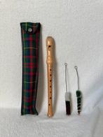 Blokfluit met bescherm hoes, Muziek en Instrumenten, Blaasinstrumenten | Blokfluiten, Ophalen of Verzenden, Gebruikt, Met koffer, hoes of etui