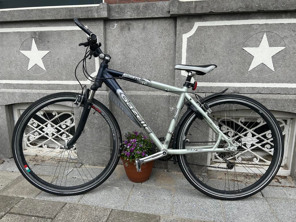 Gazelle Puerto X Road Series, Fietsen en Brommers, Ophalen, 28 inch, Gebruikt, Vering
