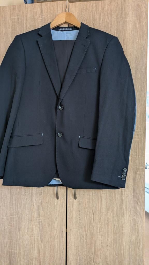 Heren kostuum, Ophalen of Verzenden, Zo goed als nieuw, Maat 52/54 (L), Blauw