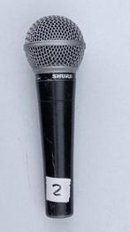 Shure SM58 microfoon (2), Muziek en Instrumenten, Microfoons, Ophalen of Verzenden, Gebruikt, Zangmicrofoon