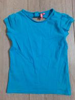 Girls shirt t-shirt turquoise blauw maat 116, Kinderen en Baby's, Kinderkleding | Maat 116, Gebruikt, Meisje, Ophalen of Verzenden