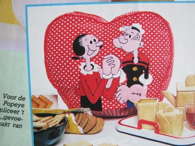 Borduurpatroon Popeye en Olijfje  nr  777, Verzenden, Nieuw, Handborduren, Patroon