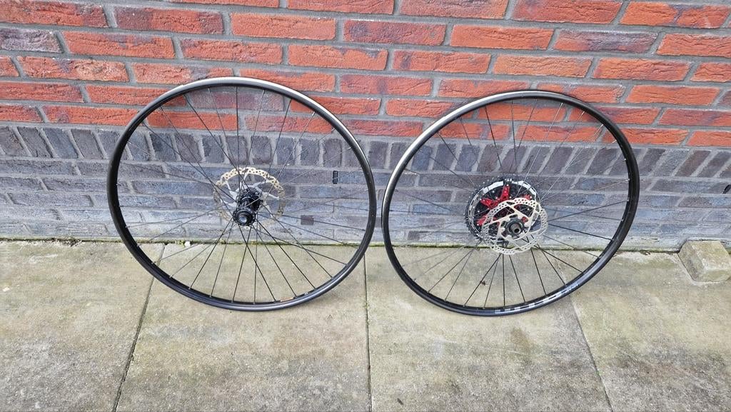 Velgen stx i23 met schijfremmen en cassette mz903, Wiel, Gebruikt, Elektrische fiets, Ophalen of Verzenden