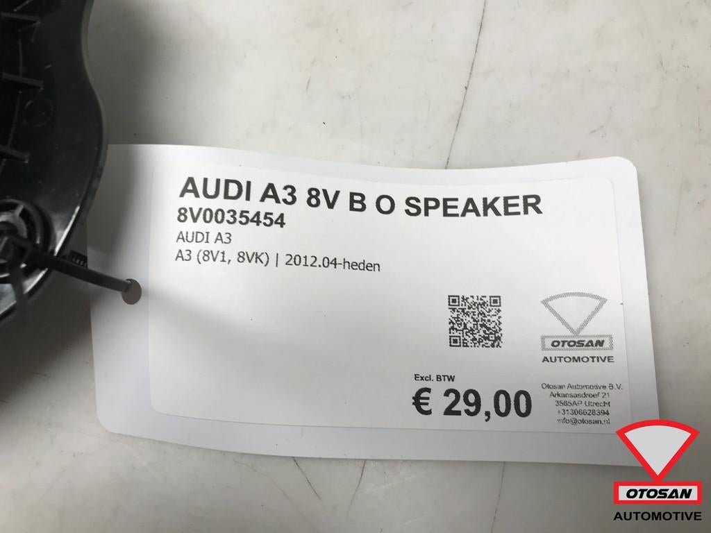 Audi A3 8V B&O Bang & Olufsen Speaker 8V0035454, Gebruikt, AUDI AG, Auto-Union-Strasse 1
85045  Ingolstadt, DE, Kundenbetreuung@audi.de